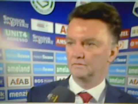 Louis van Gaal raakt geïrriteerd tijdens interview: 