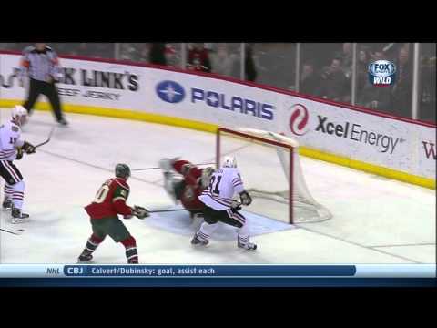 Chicago Blackhawks Vs Minnesota Wild. January 23rd 2014. (HD)