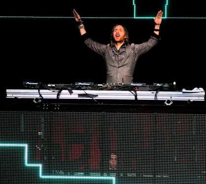 David Guetta perfoms during the 2011 Y100 Jingle Ball at the Bank Atlantic Center Sunrise, Florida - December 10, 2011