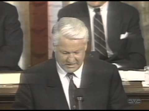 Boris Yeltsin Histroic Address to U.S. Congress