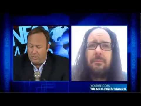 Korn NSA - Jonathan Davis Interview Alex Jones 2-17-14