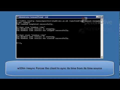 Microsoft Windows - Setting Server or Domain time from NTP.mp4