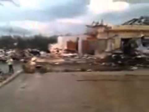 Mayflower Arkansas Tornado Destruction 4-27-2014 VIDEO Tornados Terrorize Arkansas Oklahoma