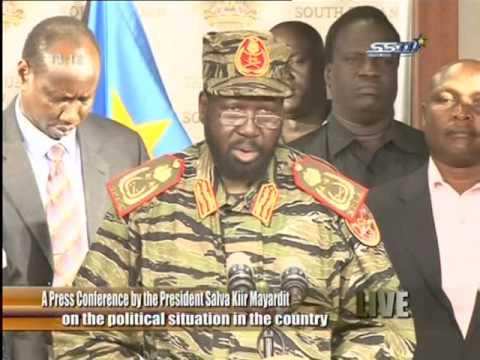 President Salva Kiir announced foil a coup attempt led by Riek Machar