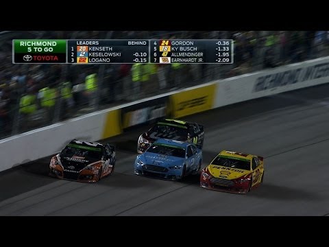 Joey Logano Wins in Chaotic Finish - Richmond - 2014 NASCAR Sprint Cup