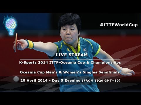 K-Sports 2014 ITTF-Oceania Cup & Championships Day 5, Oceania Cup Men's & Women's Singles Semifinals