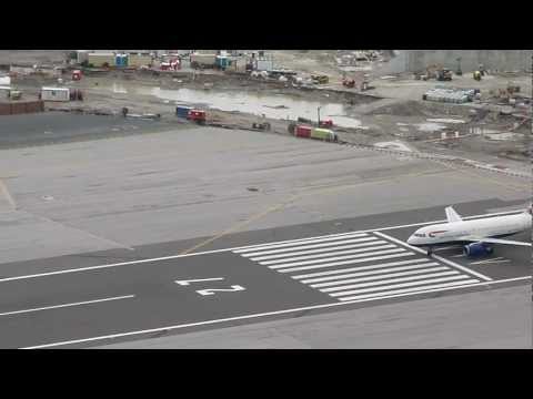 Plane Landing at GIB/LXGB - Gibraltar airport