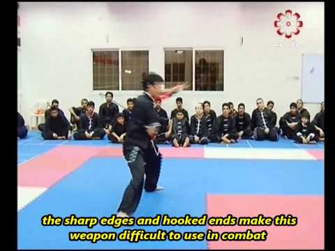 Part 8: Double Crescent Sword - Kuwait Sports Channel Martial Arts Special w/ Sifu Khader Deng