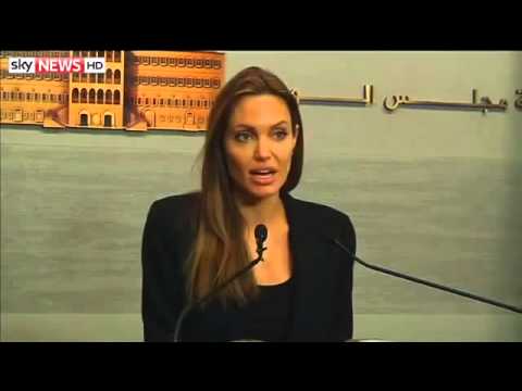 Angelina Jolie Meets Syrian Refugees In Lebanon  Current News