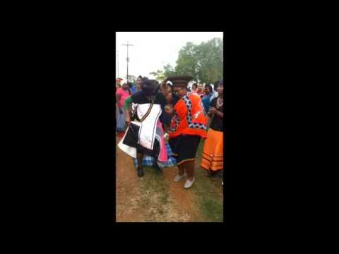 Xhosa Girl dressed in Traditional Zulu dancing