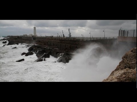 Timelapse Melilla HD 1080p Canon 7D + travelling + Audiomachine