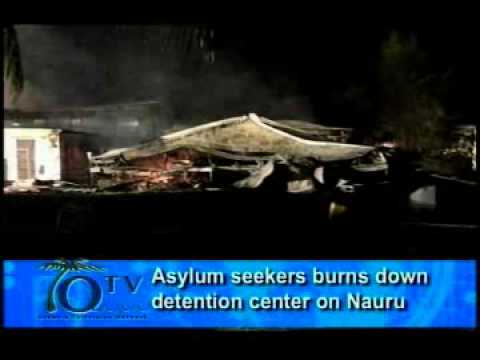 Asylum Seekers Burns Down Detention Center On Nauru