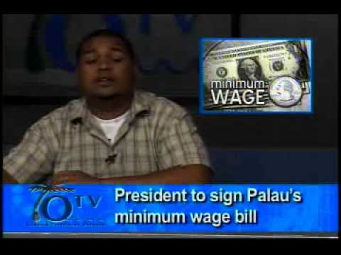 President Signs Palau's Minimum Wage Bill