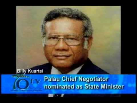 Palau Compact Chief Negotiator Nominated As State Minister