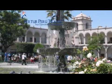 Peru Travel Guide - The Plaza de Armas of Arequipa