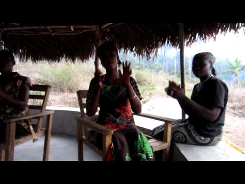 Sierra Leonean women sing a traditional song in Mende.