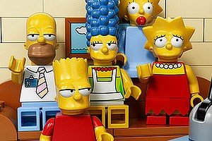 The Simpsons in Lego.