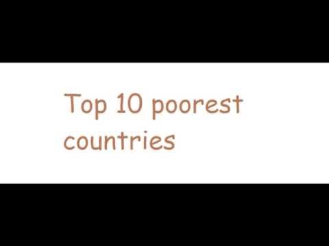 Top 10 poorest countries