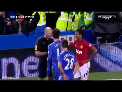 Oscar vs Nani Fight Chelsea vs Manchester united 2012