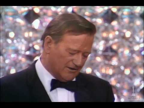 John Wayne winning Best Actor for 