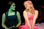 Jemma Rix and Lucy Durack in Wicked, the musical.