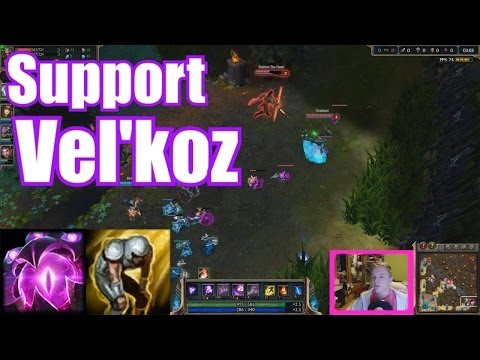 SUPPORT Vel'koz Full Game Spotlight - League of Legends Vel'koz Gameplay Preview