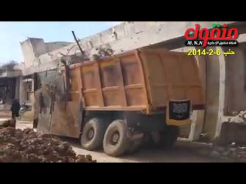 The truck bomb driven by JAN to go Aleppo Prison