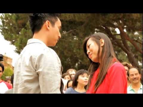 OFFICIAL Trang and Nam Proposal Flash Mob at UCLA 9-24-11