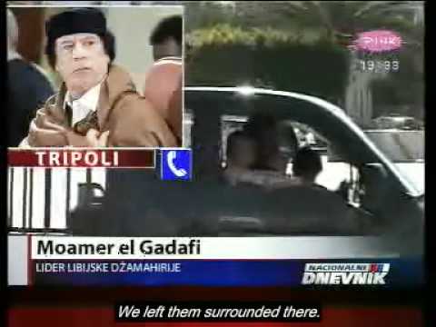 The last interview of Colonel Muammar Gaddafi  [February 27, 2011 | eng subs]