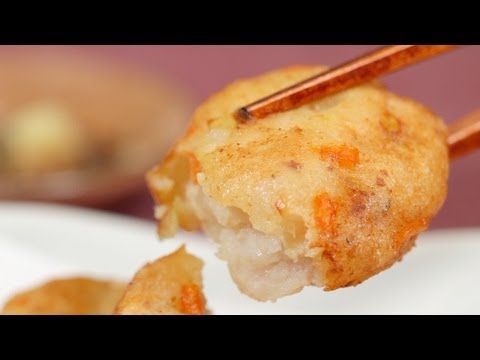 Satsuma-age (Deep-Fried Fishcake Recipe) さつま揚げ（つけ揚げ） 作り方 レシピ