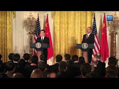 President Obama and President Hu Press Conference