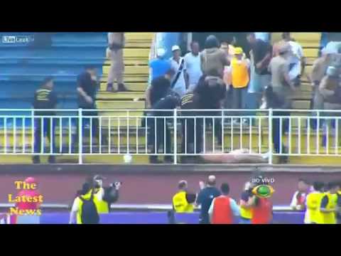 New Current News   - Fans seriously injured after violence halts Brazilian league match