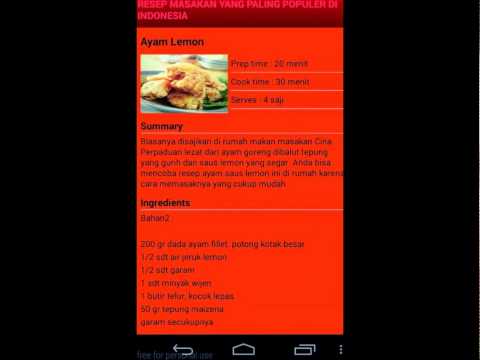 RECIPES CUISINE THE MOST POPULAR IN INDONESIA