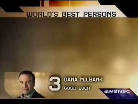 Olbermann and Dana Milbank Split