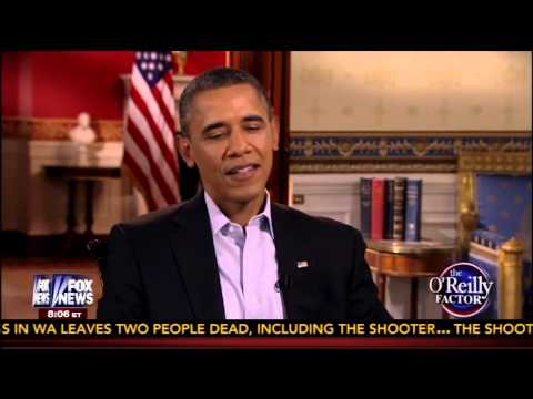 Second Half of O'Reilly, Obama Interview on Superbowl Sunday 2014