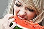 Blond Girl with Summer fruits