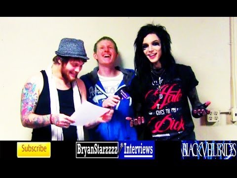 Black Veil Brides Interview #5 Andy Biersack Featuring Danny Worsnop Asking Alexandria 2012