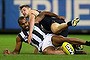 Collingwoods Heritier Lumumba is under pressure from Andrejs Everitt