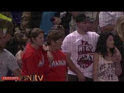 Jose Fernandez's grandmother sees him pitch for the first time