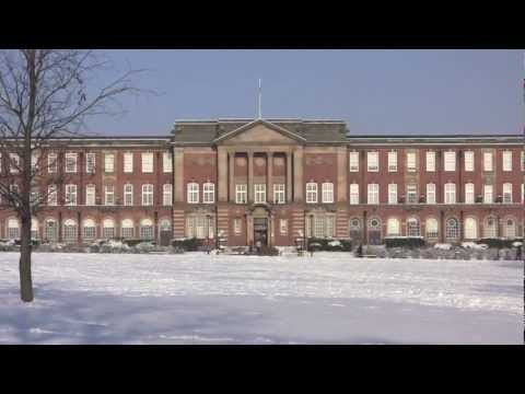 Snowy Headingley Campus, Leeds Metropolitan University, West Yorkshire, UK - 22nd January, 2013