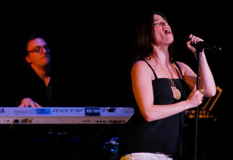 Idina Menzel during her, "I Stand" tour, at the Parker Playhouse, July 25, 2008, in Ft. Lauderdale, Florida