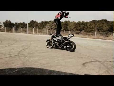 Restricted Area - Drifting Motorcycles Crossing - Switch Riders Gymkhana