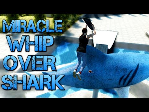 Skate 3 - Part 10 | MIRACLE WHIP OVER SHARK | Learning to flip