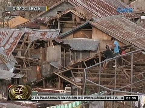 24 Oras: 95% ng Ormoc City, nasira ng Bagyong Yolanda; 27 Patay