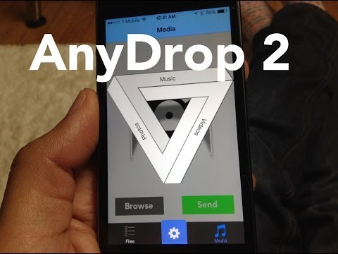 AnyDrop 2: share any file via AirDrop