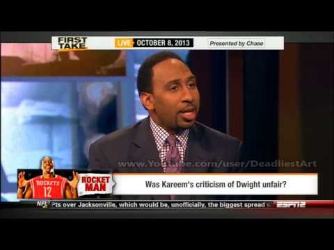 ESPN First Take | Dwight Howard offended by Kareem's criticism