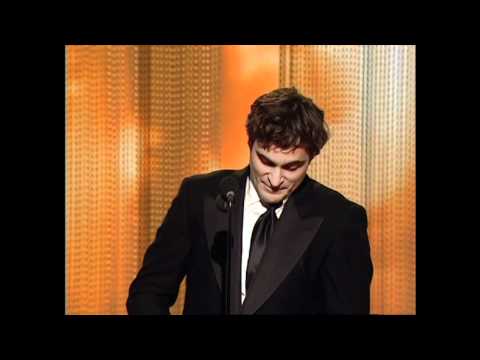 Joaquin Phoenix Wins Best Actor Motion Picture Musical or Comedy - Golden Globes 2006