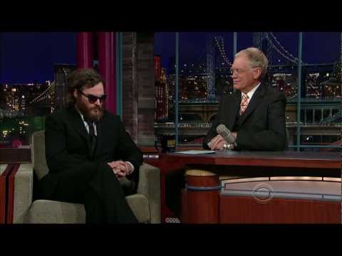 Joaquin Phoenix on Letterman HDTV 1080p