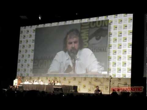 The Hobbit, San Diego Comic Con 2012 (Peter Jackson Elijah Wood Ian Mckellen Andy Serkis)