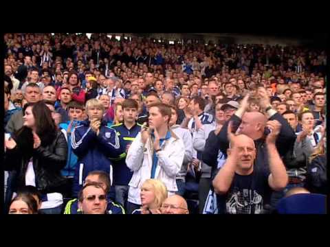 FAN CAM: West Bromwich Albion supporters celebrate Saido Berahino's goal against West Ham